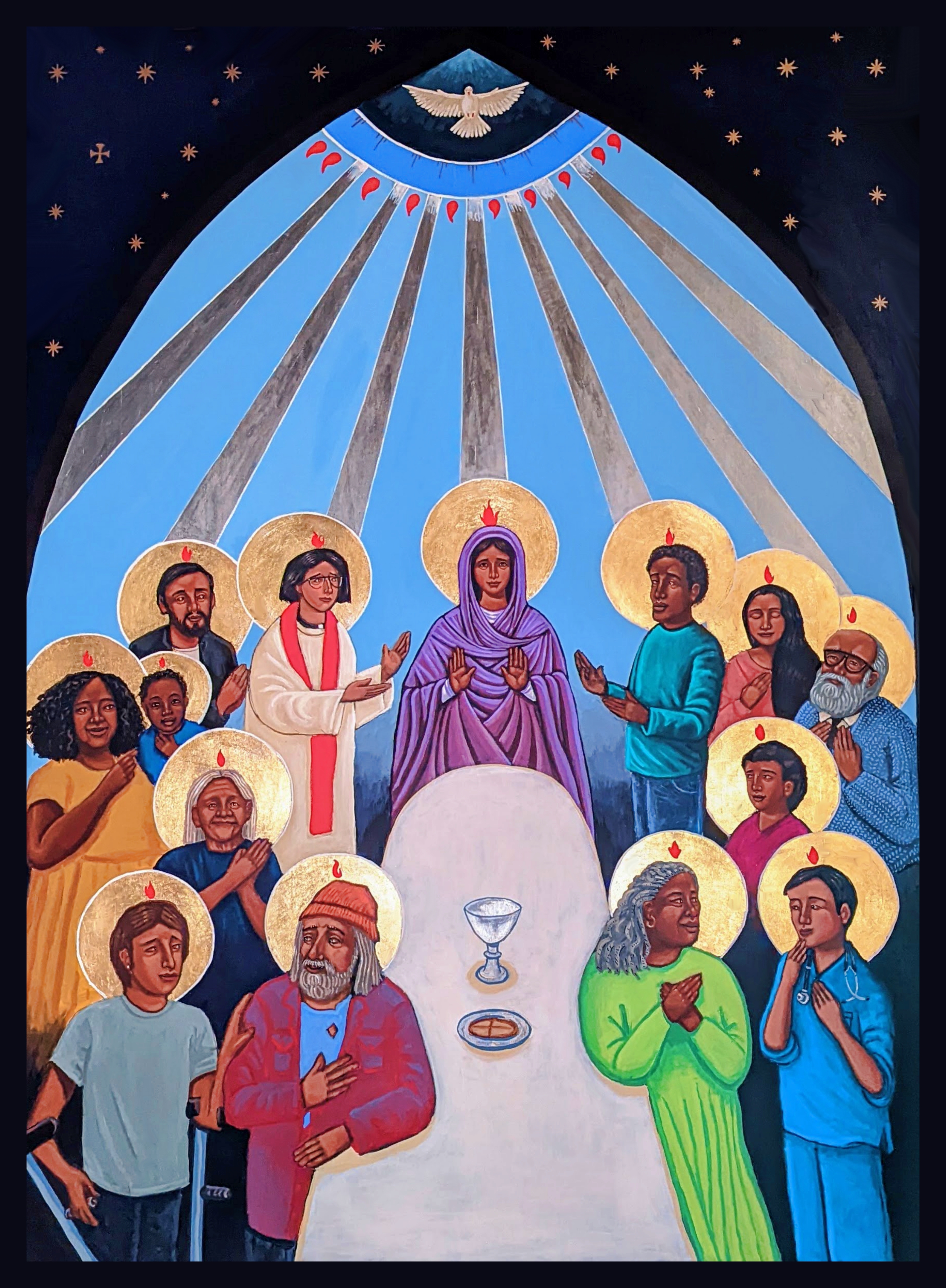 The Pentecost by Kelly Latimore Icons