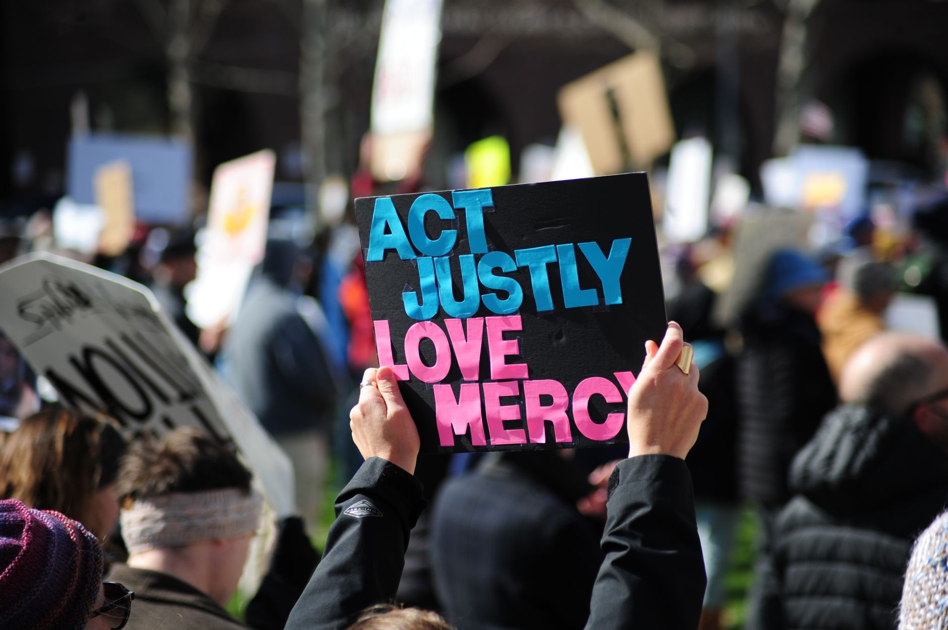 peaceful protest in baltimore for justice